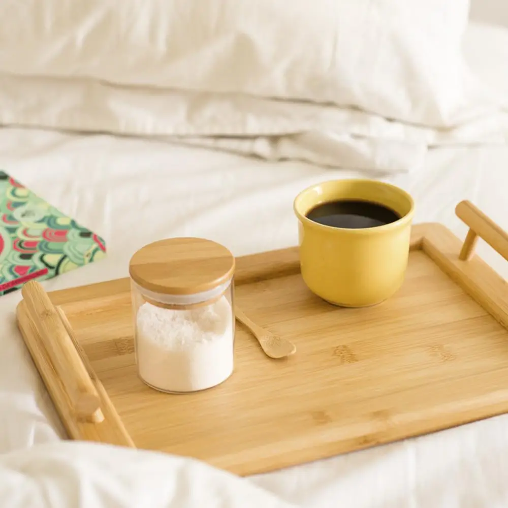 Pote de Vidro 200ml com Tampa de Bambu – Oikos | Organize sua Cozinha com Estilo - Imagem 2