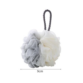 Esponja de Banho Dupla Face 2 Cores Creme e Cinza – FWB038-3