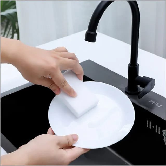 Esponja Mágica Multiuso de Melamina – Remove Manchas com Facilidade | 1 Unidade - Imagem 3