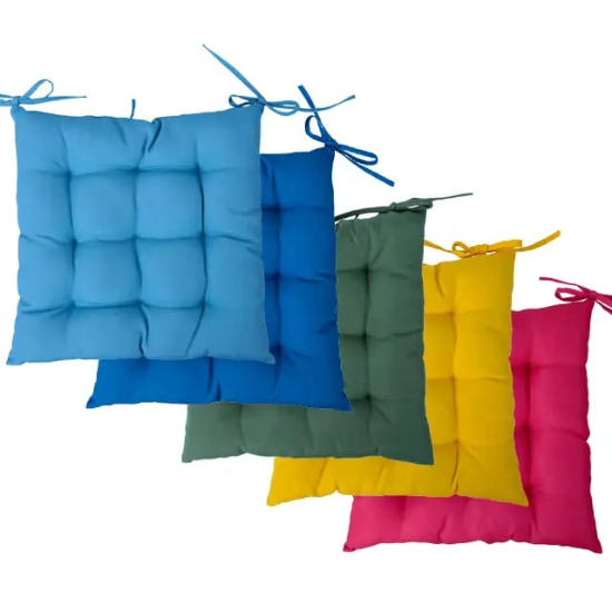 Assento de Cadeira 40x40cm Oxford Liso – 100% Poliéster – Conforto e Durabilidade – Azul Marinho - Imagem 3