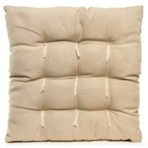 Assento Para Cadeira 40x40 cm em Tecido Oxford 100% Poliéster – Conforto e Durabilidade – Cor Chino