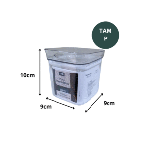 Pote Hermético para Mantimentos P – Transparente com Tampa Vedante (PT059-1)