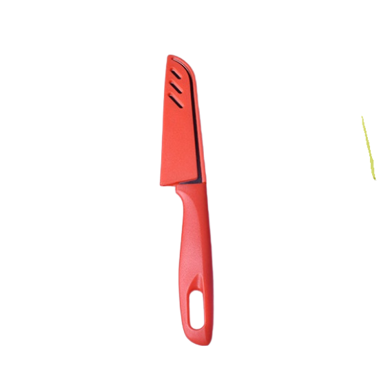 Mini Faca Colorida Pescador Vermelha – Compacta e Afiada para Pesca e Camping