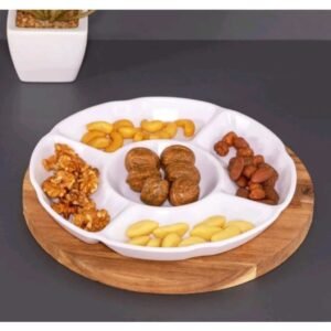 Petisqueira de Melamina Durável e Elegante – Ideal para Servir Aperitivos