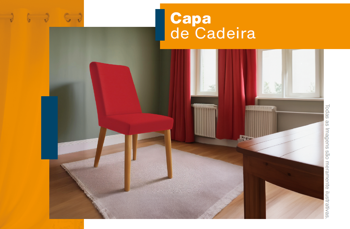 Capa para Cadeira Ajustável CPC100 – Proteção e Estilo para sua Sala de Jantar