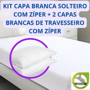 Capa Protetora para Colchão Impermeável | Proteção Contra Líquidos e Poeira – CPC102
