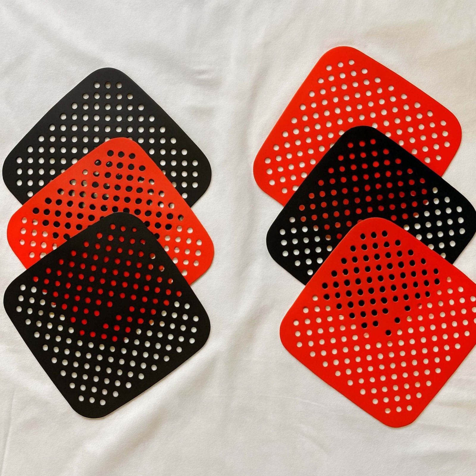 Tapete Protetor de Silicone Antiaderente para Airfryer – Reutilizável e Fácil de Limpar, Preto (DH15800) - Imagem 5